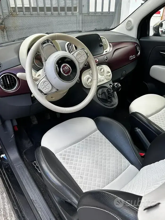 Usata Fiat 500 95 CV (69 kW) 2016 Nero Berlina