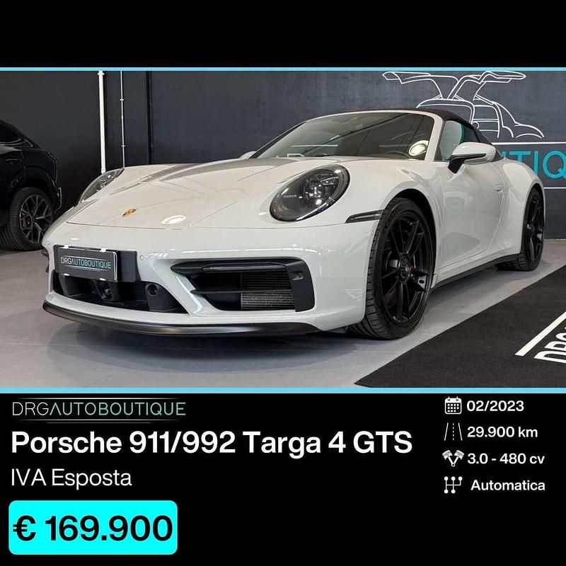 Usata Porsche 992 480 CV (353 kW) 2023 Bianco gesso Cabrio