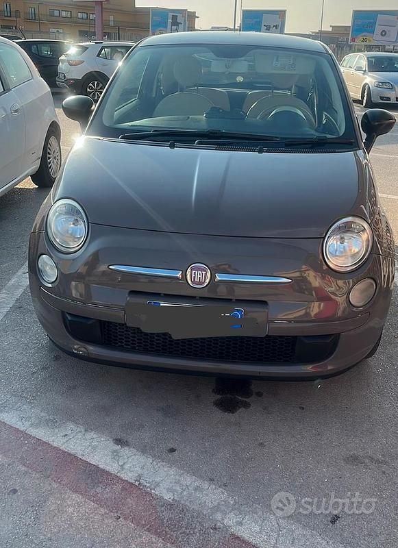 Usata Fiat 500 75 CV (55 kW) 2008 Marrone Berlina