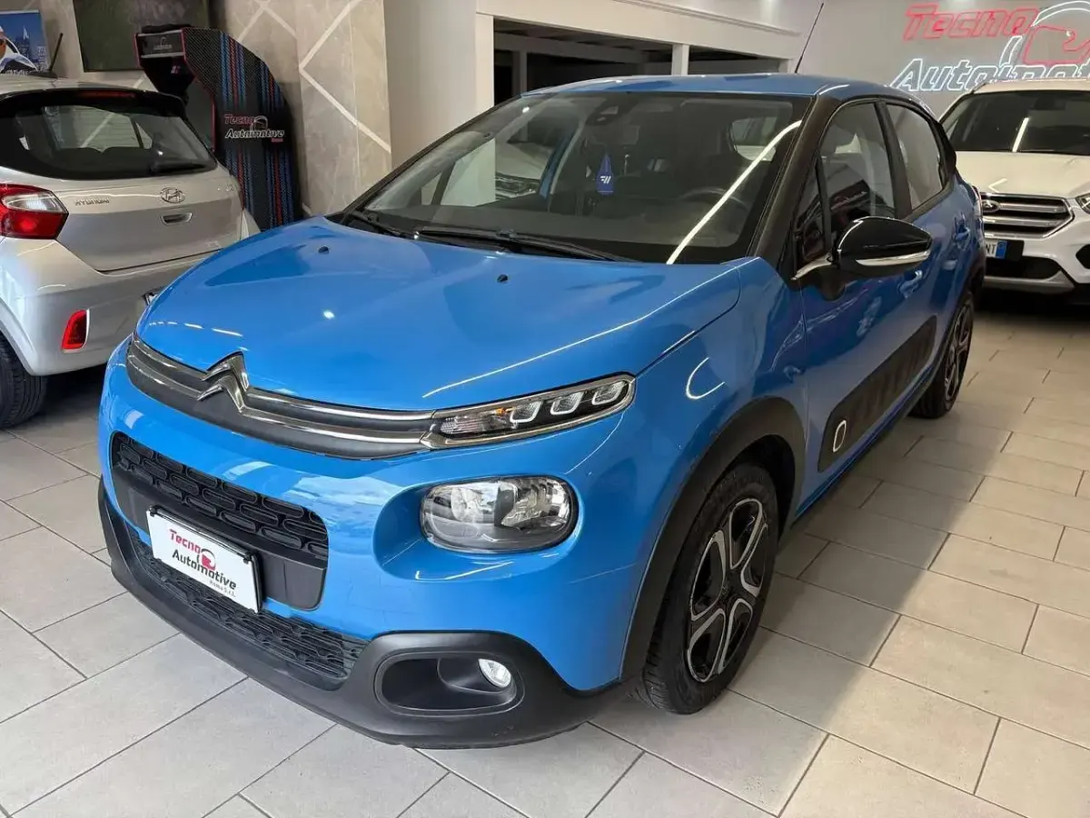Occasion Citroën C3 Feel 75 ch (55 kW) 2017 Bleue Berline