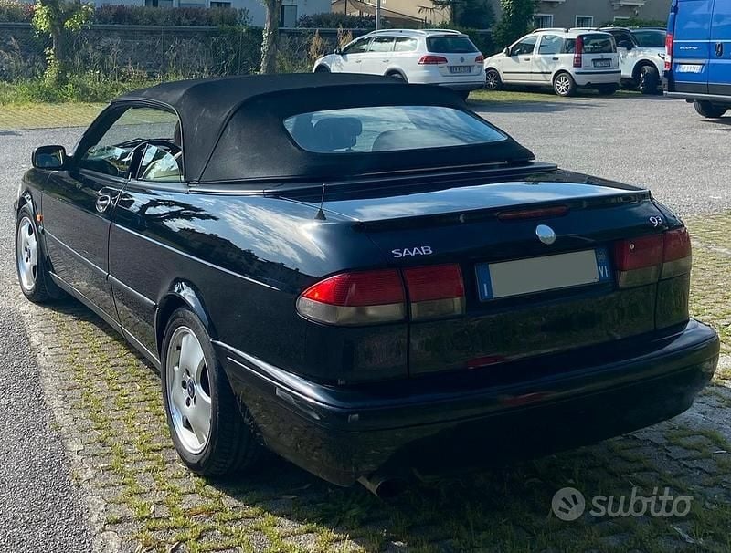 Usata Saab 9-3 Cabriolet 131 CV (96 kW) 2000 Nero Cabrio
