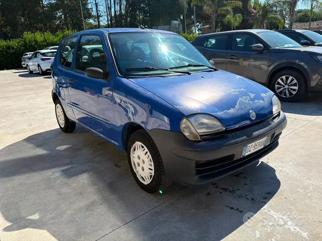 Usata Fiat Seicento 54 CV (39 kW) 2001 Blu Utilitaria