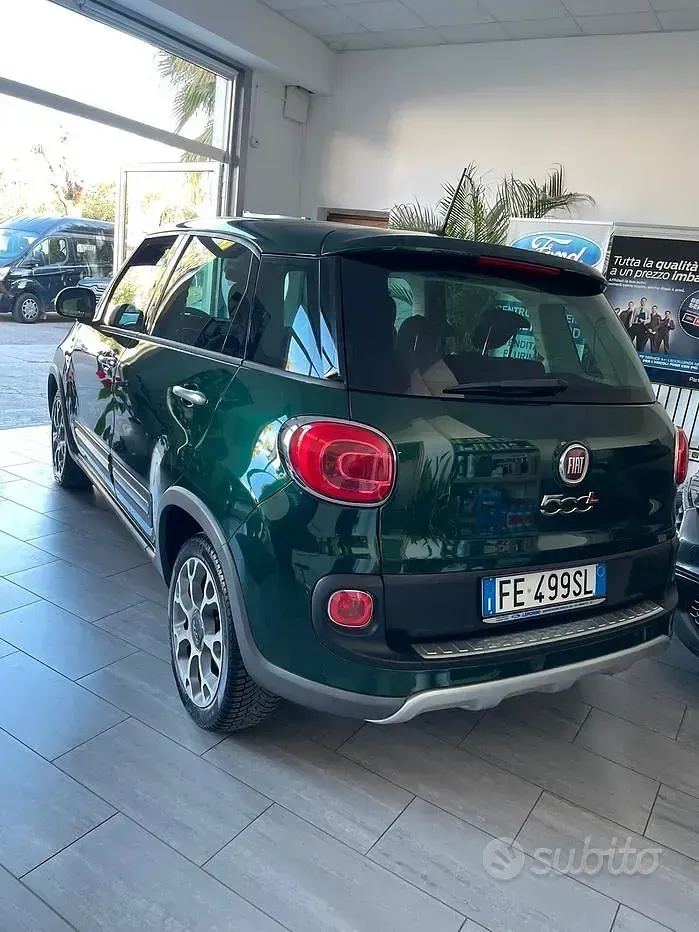 Usata Fiat 500L 85 CV (62 kW) 2016 Verde Monovolume