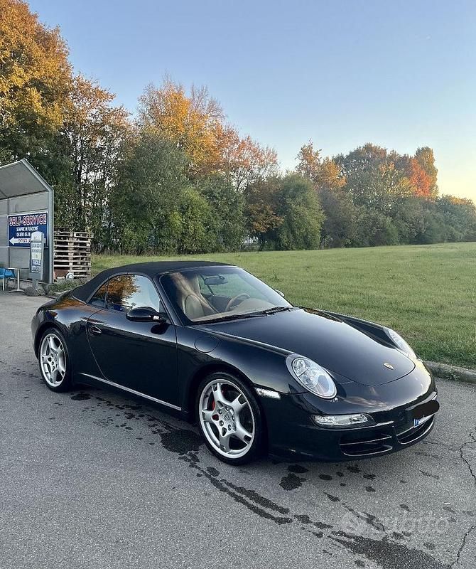 Nero Usata 2008 Porsche 911 Carrera S Cabriolet Cabrio | 67.000 € (Ottimo prezzo) - Immagine 1/4