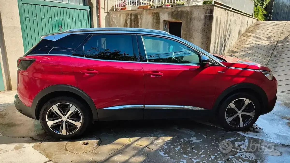 Usata Peugeot 3008 GT-line 131 CV (96 kW) 2019 Rosso SUV