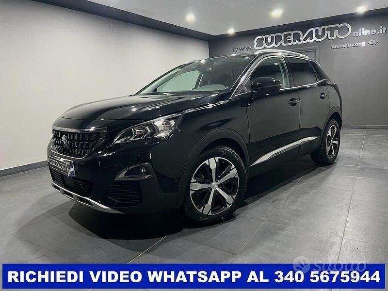 Usata Peugeot 3008 Allure 131 CV (96 kW) 2019 Nero SUV