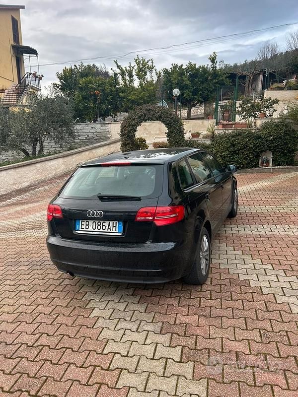 Usata Audi A3 90 CV (66 kW) 2012 Nero Berlina
