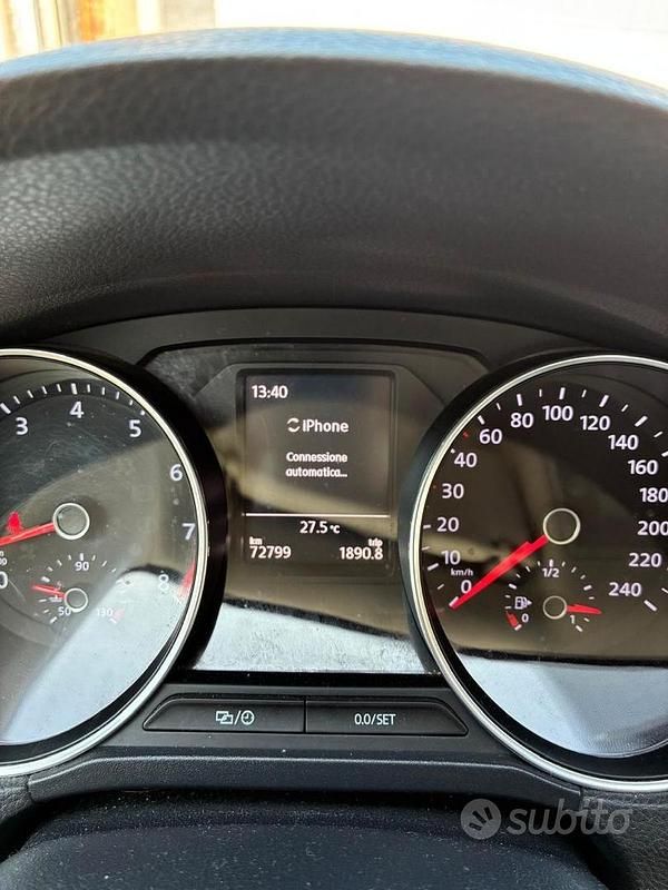 Usata VW Polo Highline 90 CV (66 kW) 2016 Bianco Utilitaria