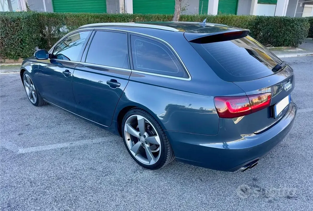 Usata Audi A6 Advanced Plus 177 CV (130 kW) 2012 Blu Station wagon