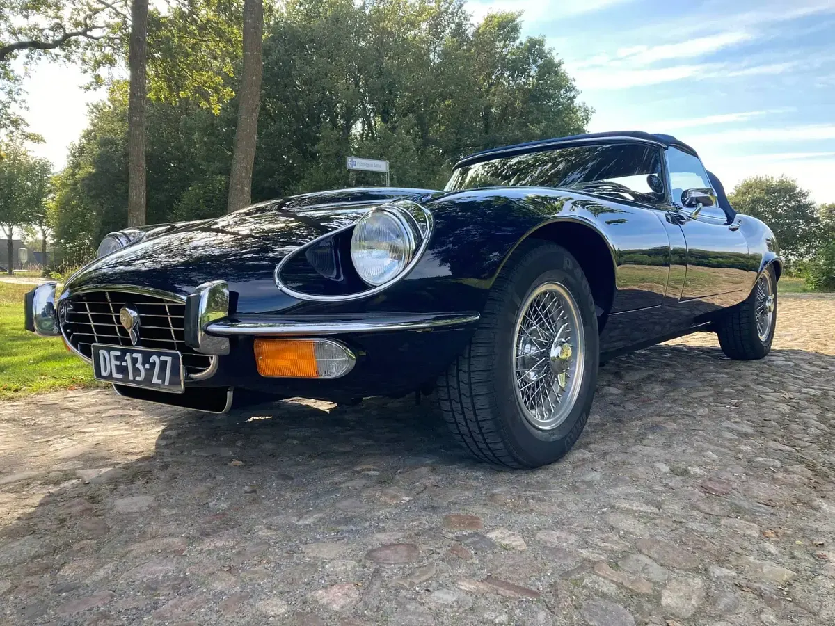 Usata Jaguar E-Type 268 CV (197 kW) 1973 Blu Cabrio