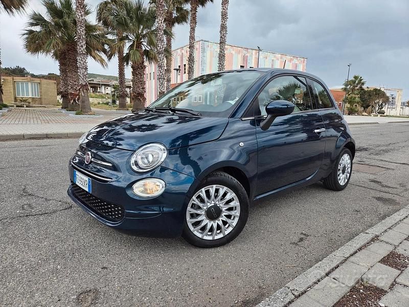Usata Fiat 500 Lounge 69 CV (50 kW) 2019 Blu Berlina
