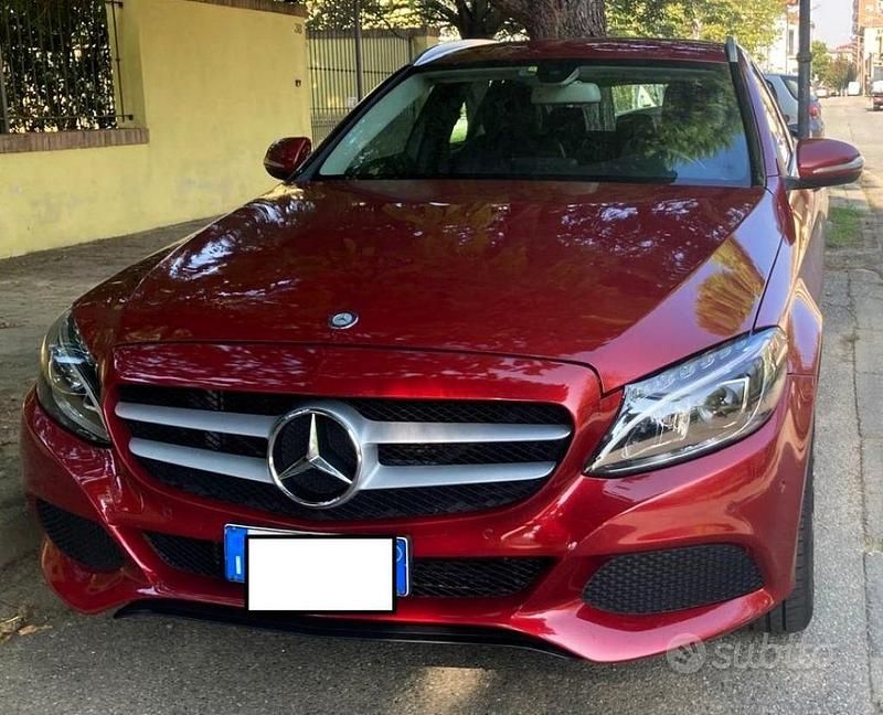 Rosso Usata 2015 Mercedes C180 Station wagon | 12.400 € (Buon prezzo) - Immagine 1/4