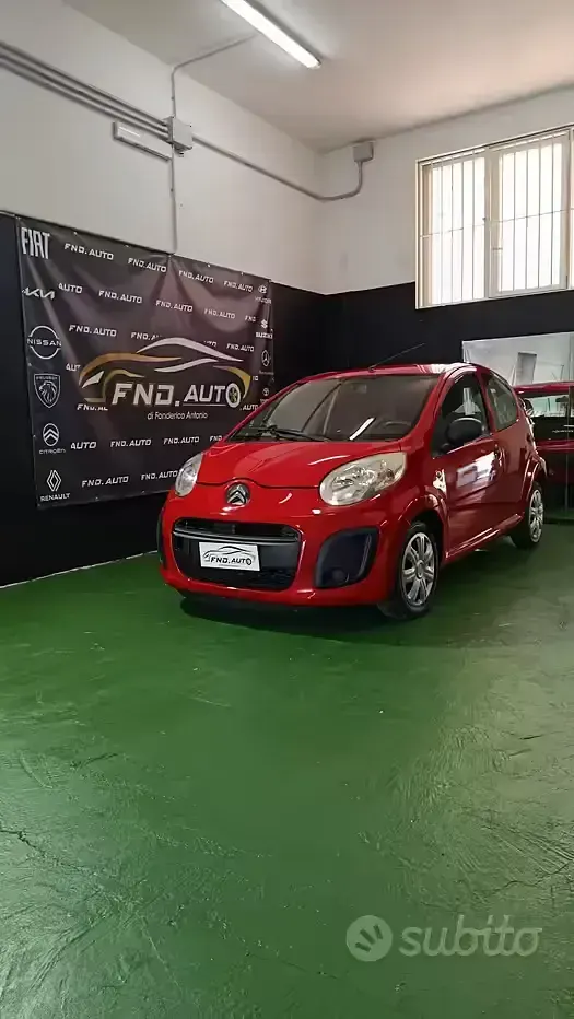 Usata Citroën C1 Attraction 68 CV (50 kW) 2013 Rosso Utilitaria