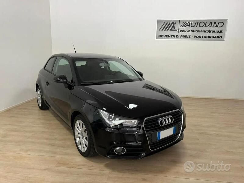 Usata Audi A1 Ambition 105 CV (77 kW) 2013 Nero Utilitaria