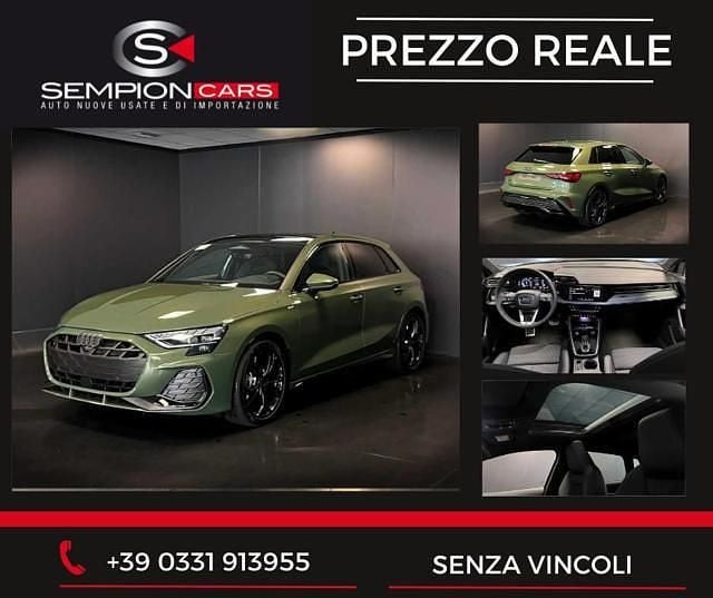 Verde Nuova 2025 Audi A3 S-Line Tre volumi | 41.500 € (Buon prezzo) - Immagine 1/4