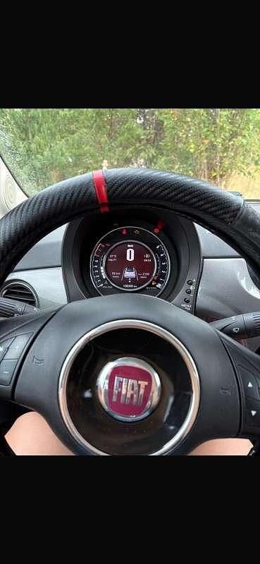 Usata Fiat 500C 71 CV (52 kW) 2015 Rosso Cabrio