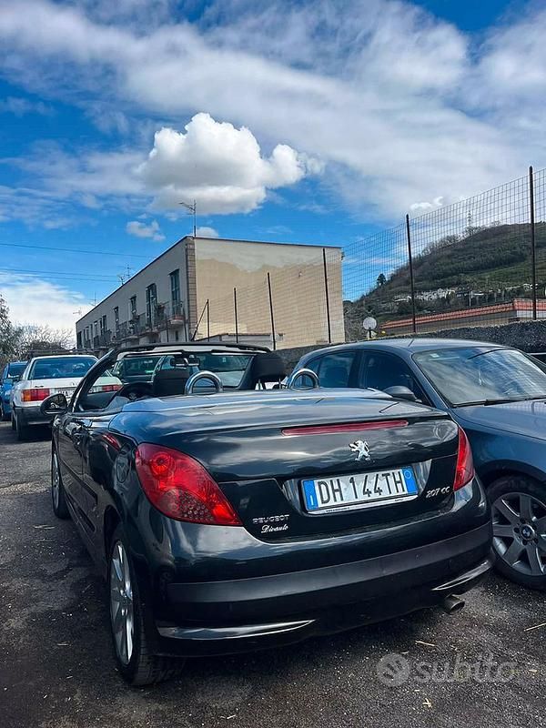 Usata Peugeot 207 2007 Nero Cabrio