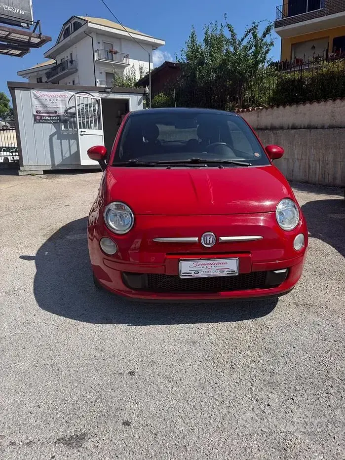 Usata Fiat 500 Sport 85 CV (62 kW) 2012 Rosso Berlina