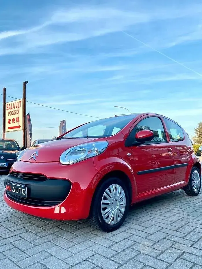 Usata Citroën C1 68 CV (50 kW) 2007 Rosso Utilitaria