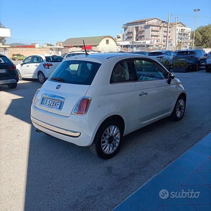Usata Fiat 500 Lounge 69 CV (50 kW) 2014 Bianco Berlina