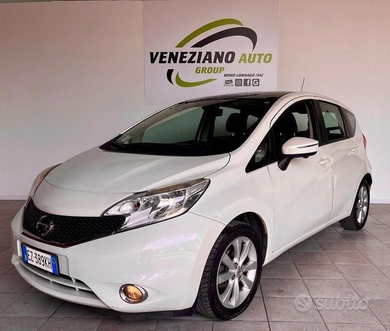 Usata Nissan Note Tekna 98 CV (72 kW) 2015 Bianco Monovolume
