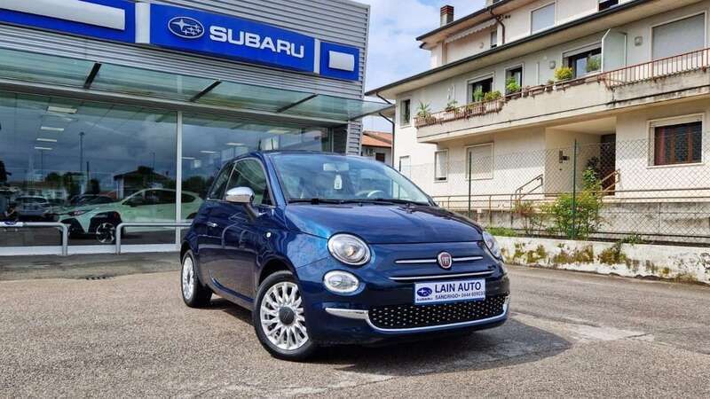 Usata Fiat 500 Lounge 69 CV (50 kW) 2019 Blu/azzurro Utilitaria
