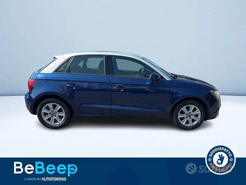 Usata Audi A1 Sportback Attraction 86 CV (63 kW) 2012 Blu metallizzato Utilitaria