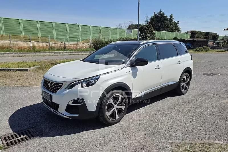 Usata Peugeot 5008 GT-line 120 CV (88 kW) 2018 Bianco SUV