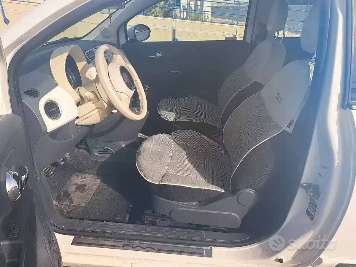 Usata Fiat 500C 69 CV (50 kW) 2016 Bianco Cabrio