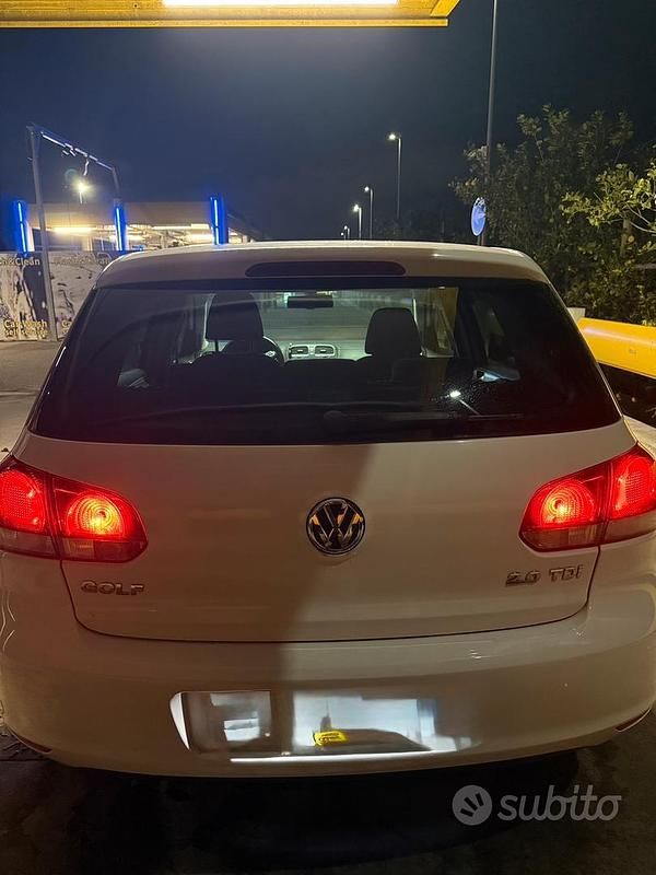 Usata VW Golf VI 140 CV (102 kW) 2009 Bianco Utilitaria