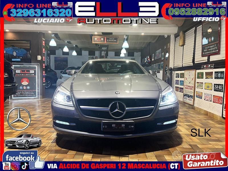 Usata Mercedes SLK200 184 CV (135 kW) 2011 Grigio Cabrio
