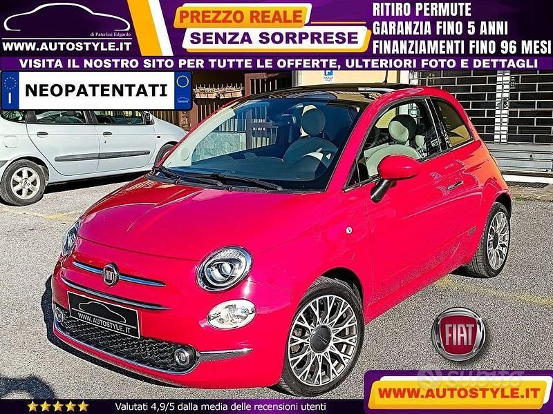 Usata Fiat 500 Lounge 69 CV (50 kW) 2016 Rosso Utilitaria