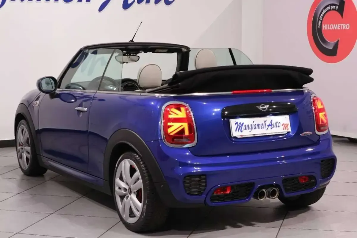 Usata Mini John Cooper Works Cabriolet 231 CV (169 kW) 2020 Blu Cabrio