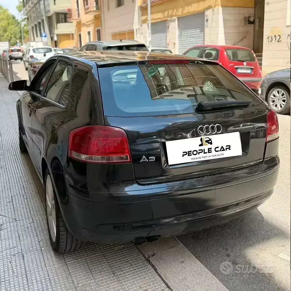 Usata Audi A3 Ambition 105 CV (77 kW) 2006 Nero Utilitaria