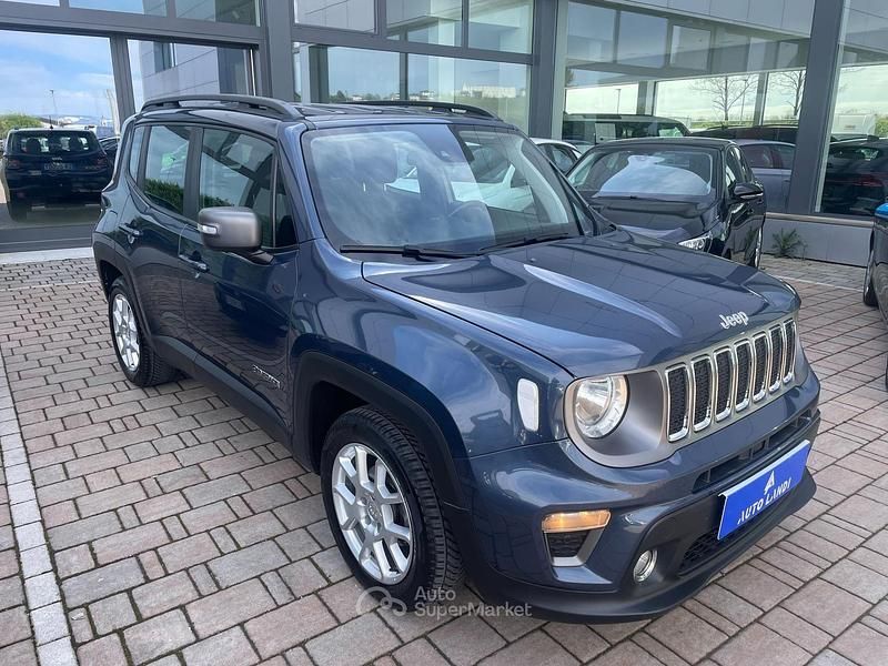 Usata Jeep Renegade Longitude 120 CV (88 kW) 2020 Blu/azzurro SUV