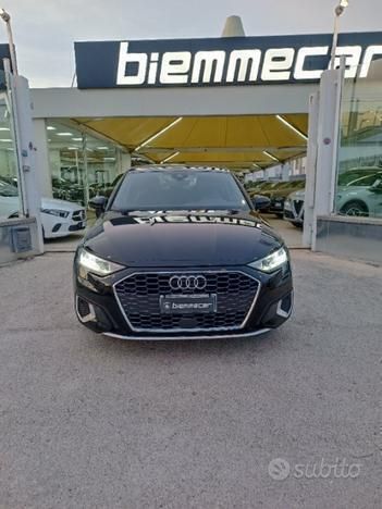 Usata Audi A3 Advanced 116 CV (85 kW) 2021 Nero metallizzato Berlina