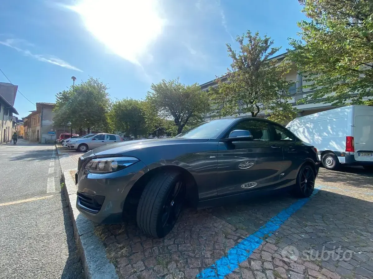 Usata BMW 218 150 CV (110 kW) 2018 Grigio Coupé