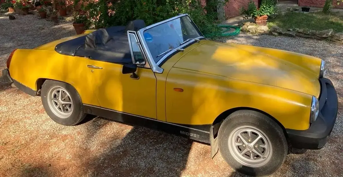 Usata MG Midget 63 CV (46 kW) 1978 Giallo Cabrio
