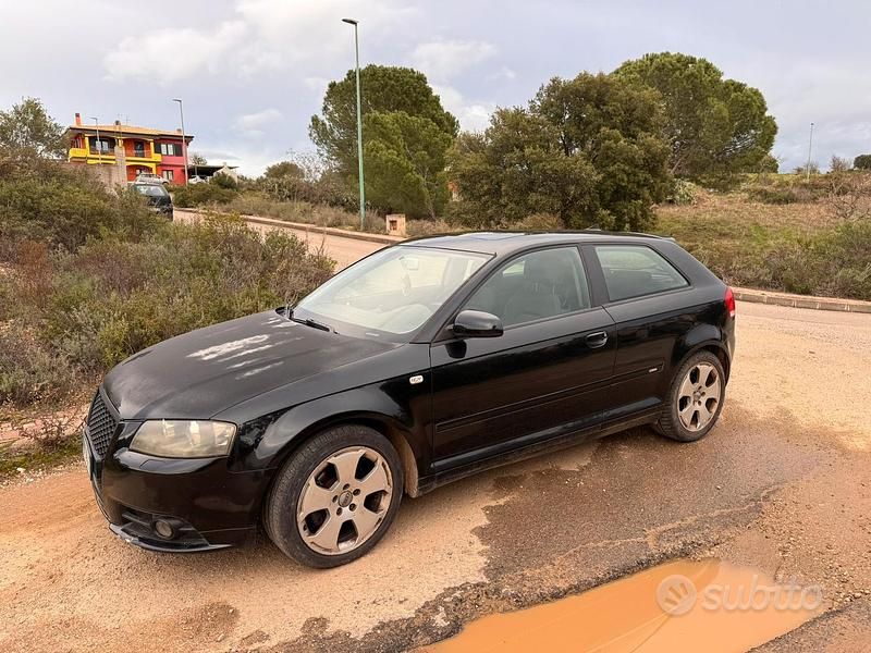 Usata Audi A3 140 CV (102 kW) 2008 Nero Utilitaria