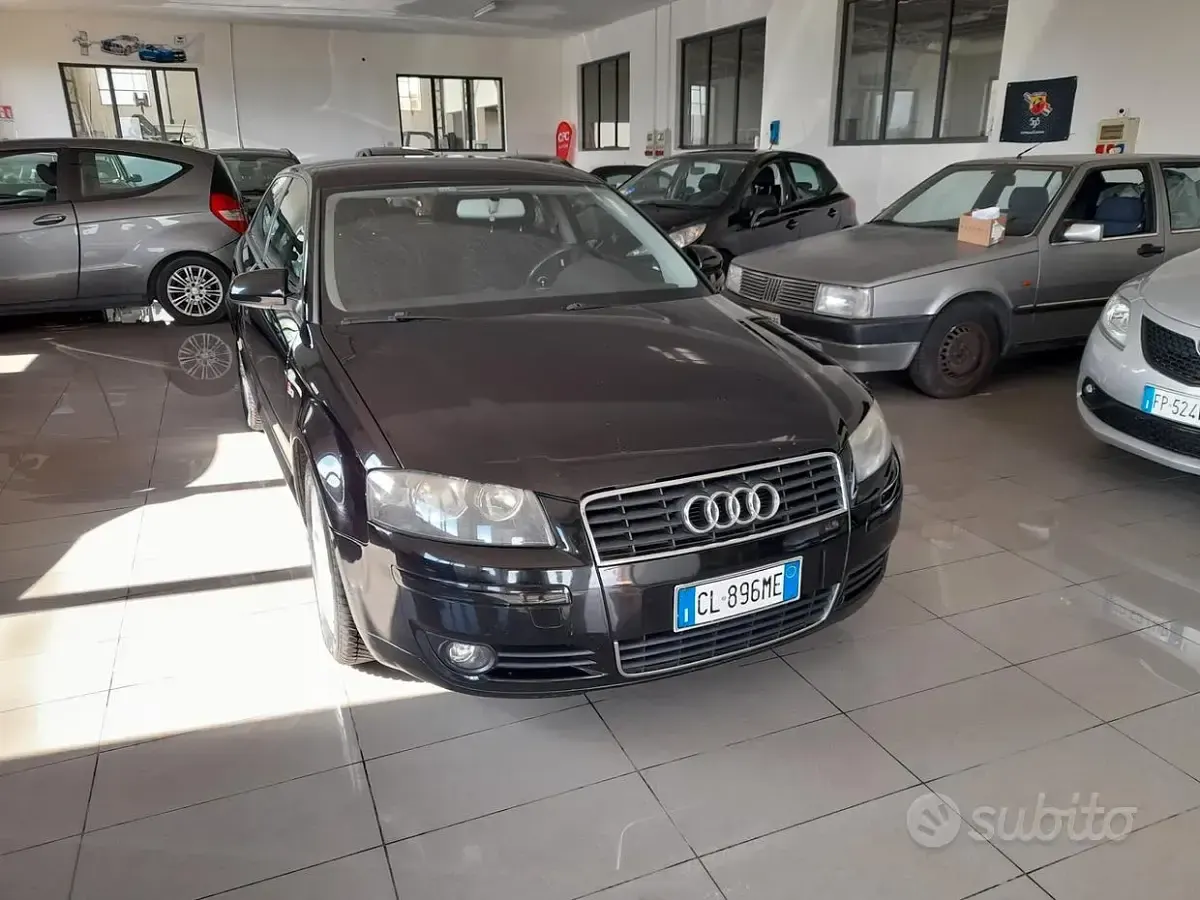 Usata Audi A3 Ambition 101 CV (74 kW) 2003 Nero Utilitaria