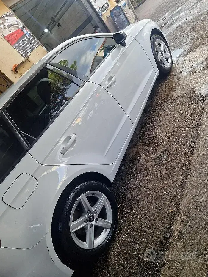 Usata Audi A3 110 CV (80 kW) 2017 Bianco Berlina