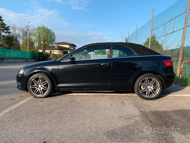 Usata Audi A3 Cabriolet Ambition 140 CV (102 kW) 2010 Nero Cabrio
