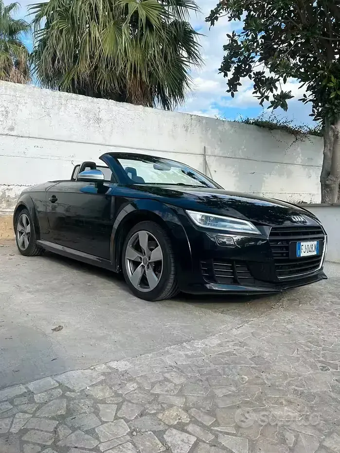 Usata Audi TT Roadster 184 CV (135 kW) 2017 Nero Cabrio