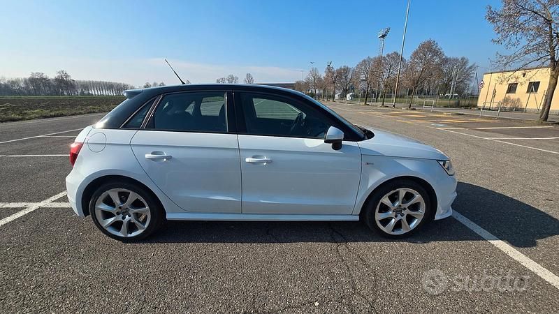 Usata Audi A1 S-Line 120 CV (88 kW) 2018 Bianco Berlina