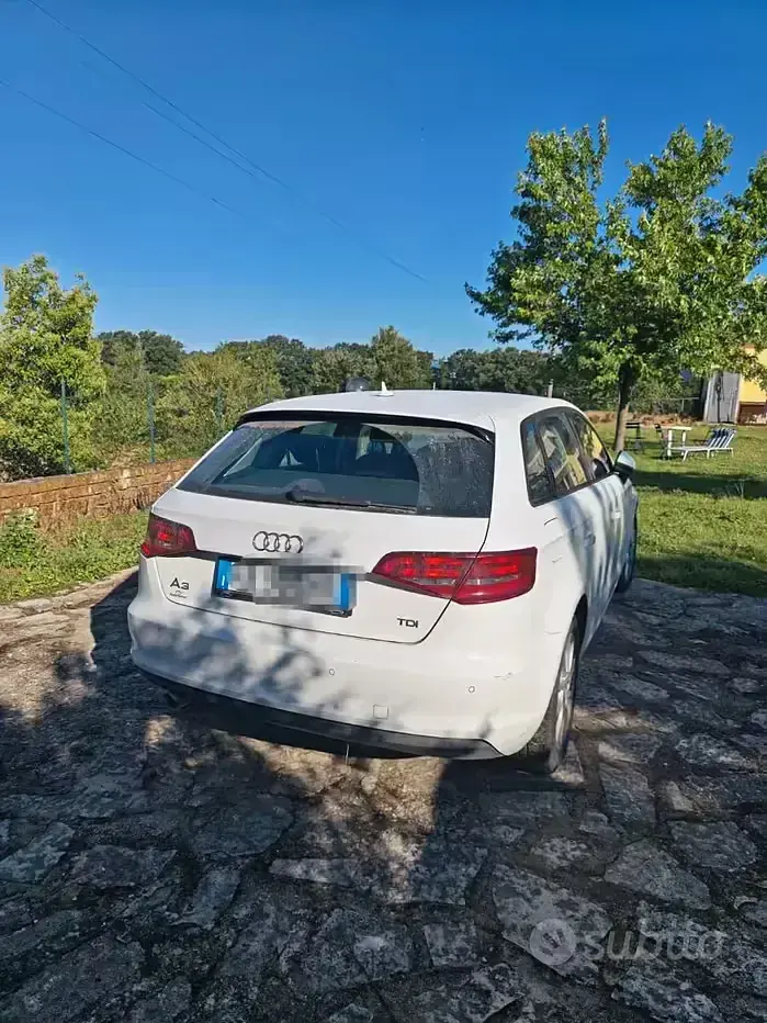 Usata Audi A3 110 CV (80 kW) 2015 Bianco Berlina