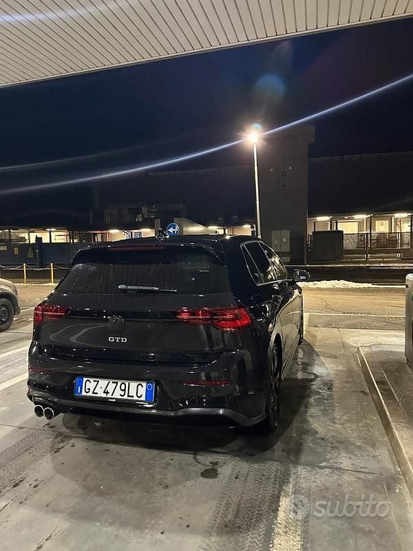Usata VW Golf VIII GTD 200 CV (147 kW) 2023 Nero Berlina