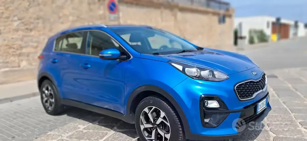 Begagnad Kia Sportage 136 HK (100 kW) 2020 Blå SUV