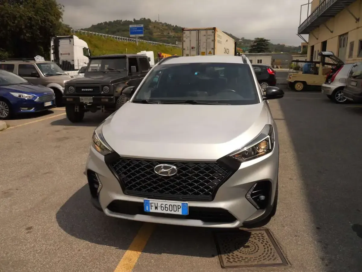 Usata Hyundai Tucson N Line 136 CV (100 kW) 2019 Argento SUV