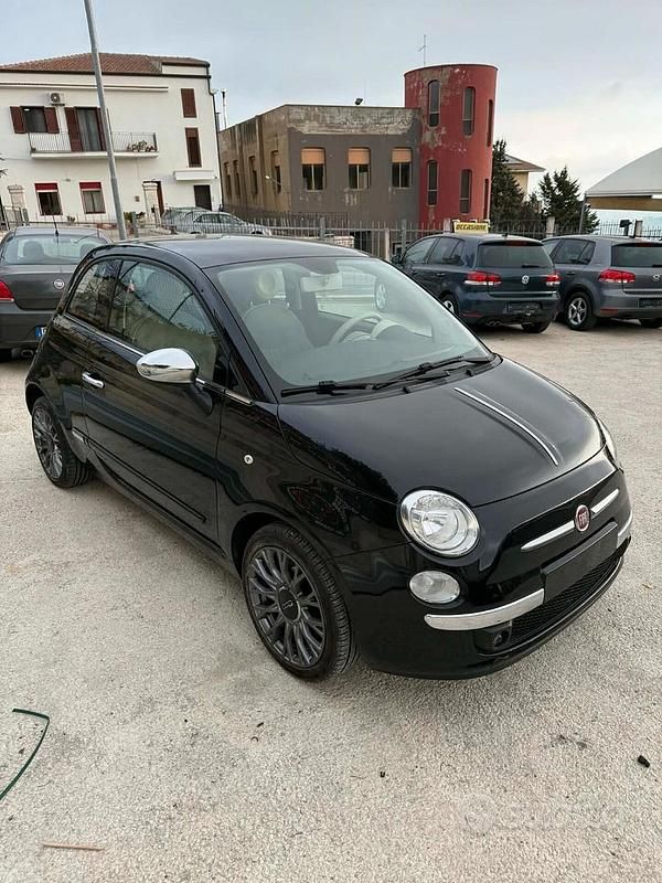 Usata Fiat 500 Lounge 69 CV (50 kW) 2014 Nero Berlina