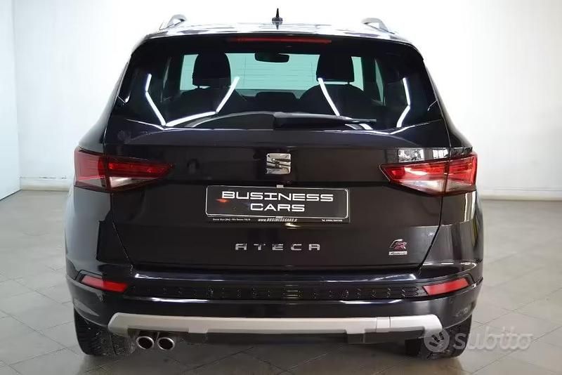 Käytetty Seat Ateca 4Drive 190 HP (139 kW) 2018 Musta Katumaasturi